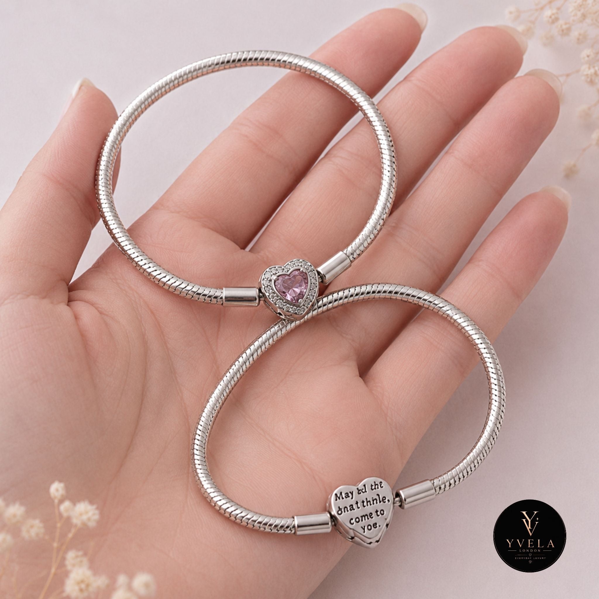 Silver Heart Bracelet ✨