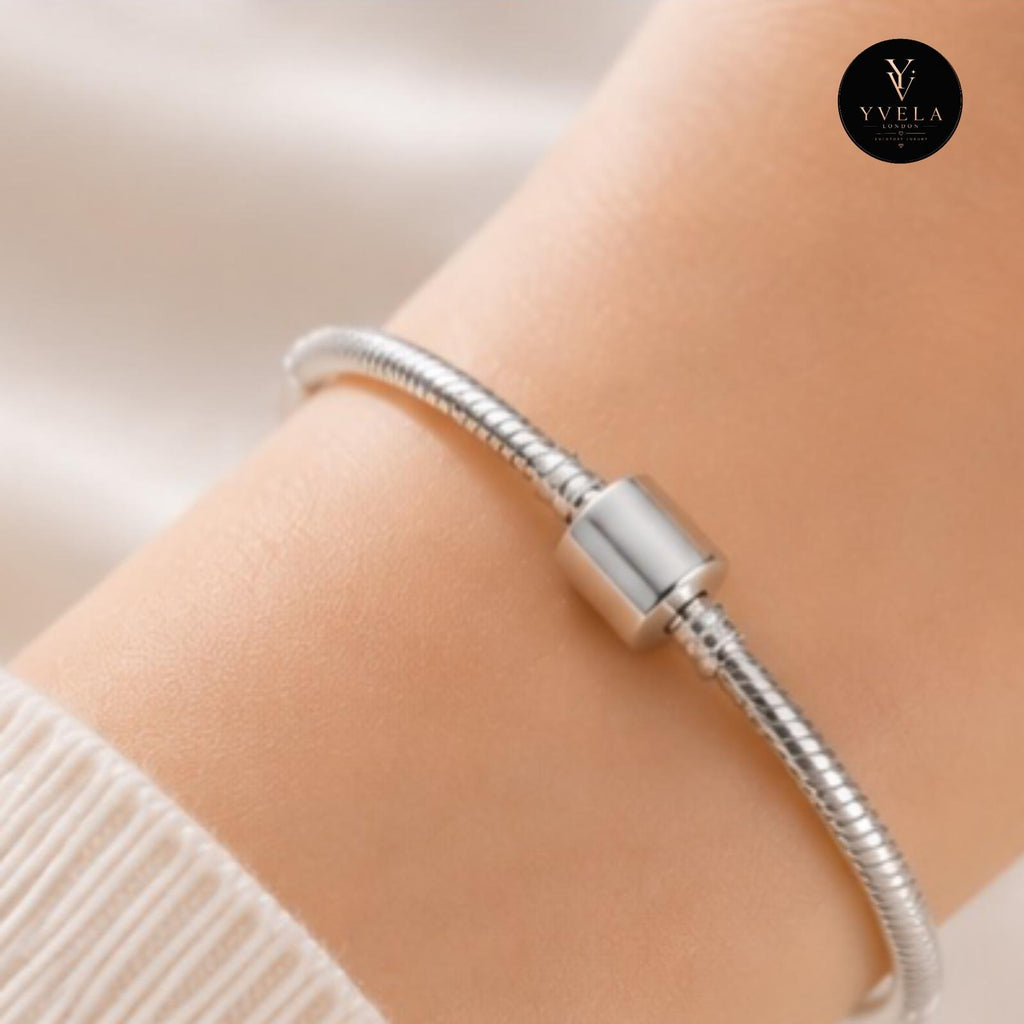 Elegant 925 Silver Snake Chain Bracelet ✨
