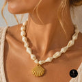 Gold Shell Necklace ✨