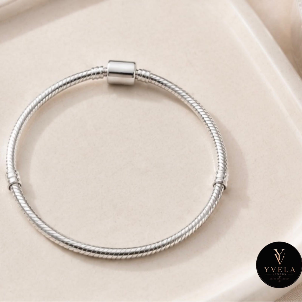 Elegant 925 Silver Snake Chain Bracelet ✨